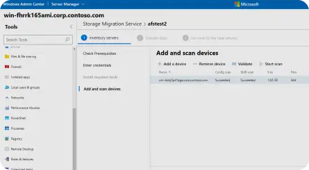 Migrate Linux Estate Storage Migration Service